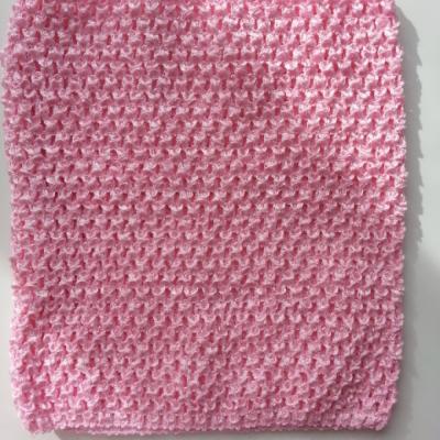 bustier tube crochet  pour tutu rose pale  25*30cm