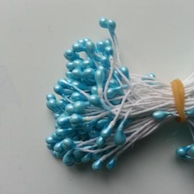 Lot de 10 pistils  tête de 3mm bleu N32