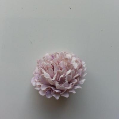 fleur en tissu mini oeillet de 30mm mauve