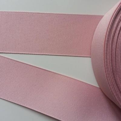 2,5 mètre de  ruban gros grain  vieux rose    38mm de largeur