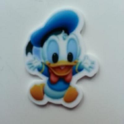 Cabochon plat en résine donald baby bleu 28*38mm