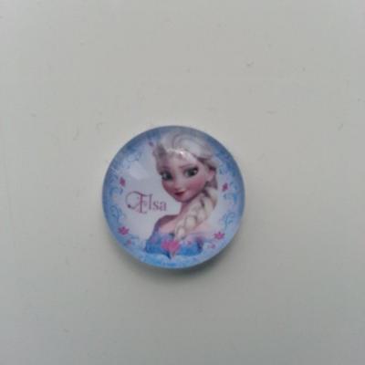 Cabochon en verre elsa reine des neiges  20mm (4)