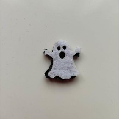 fantome  halloween en feutrine blanc et noir  20*22mm