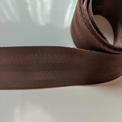 morceau de 95cm de sangle marron 4cm de largeur