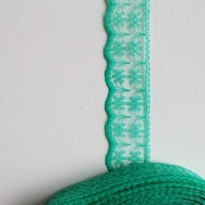 1 mètre de ruban dentelle  20mm vert