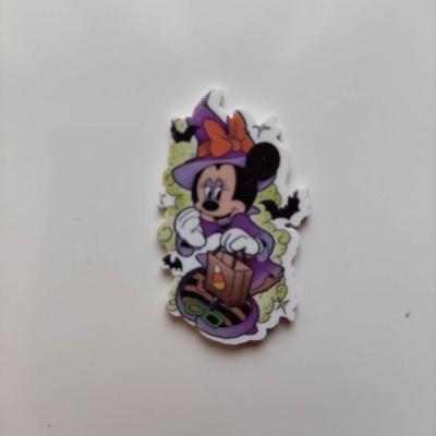 cabochon plat en résine halloween  minnie  20*35mm