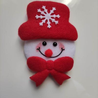 applique matelassée bonhomme de neige flocon 7*10cm