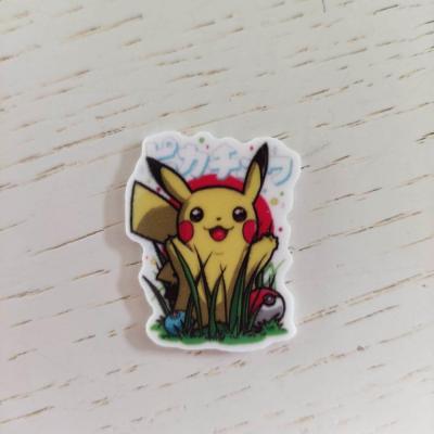 cabochon  plat en résine pikachu pokemon 35*25mm