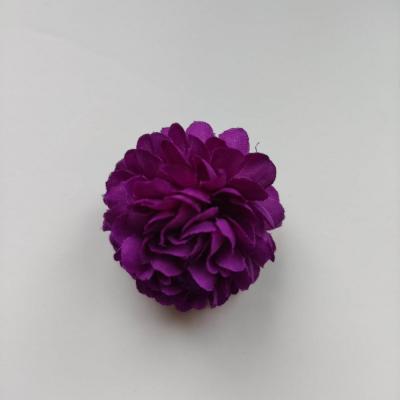 4798672 fleur pompon en tissu rose 50mm 2