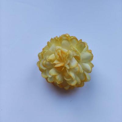 4798672 fleur pompon en tissu rose 50mm 4