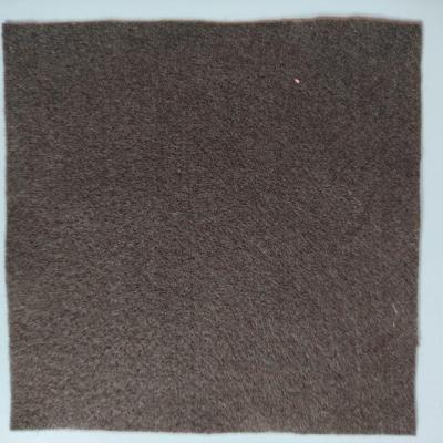 Feuille de feutrine  15 cm *15cm marron