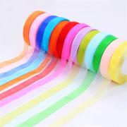 50 yards nastro di seta organza chiffon rotolo tessuto cucito supplie accessorie del mestiere gift wrapping