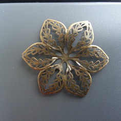 Autres accessoires bijoux estampe filigranee fleurs ronde 65 8410332 broche broche o046f 0a2c0 236x236