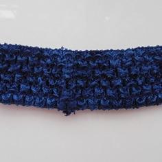 Bandeau crochet extensible bleu marine