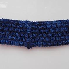 Bandeau crochet extensible bleu marine