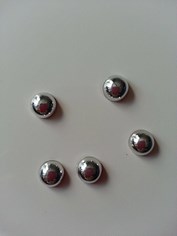 Cabochons lot de 5 demi perles couleur argent 8962624 cabochons lot d86a7 53f30 big