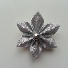 Fleur argent 5cm