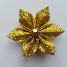 Fleur dorée, or 5cm