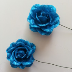 Decoration florale lot de 2 roses en tissu bleu turquo 9158405 20170314 110523c369 1a1f2 236x236