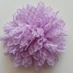 Embellissements applique fleur gauffree mauve 85mm 9288196 20170420 0815431869 6e058 236x236