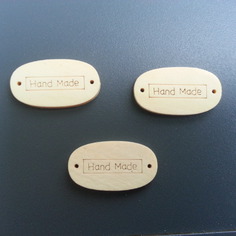 Embellissements lot de 3 plaquettes en bois hand m 8586145 supports penden1873 3341c 236x236