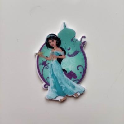 cabochon en résine  princesse jasmine 1001 nuits 32*45mm