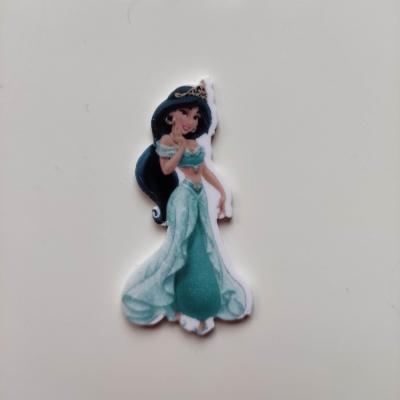 cabochon plat en résine  princesse 1001 nuits jasmine  25*45mm