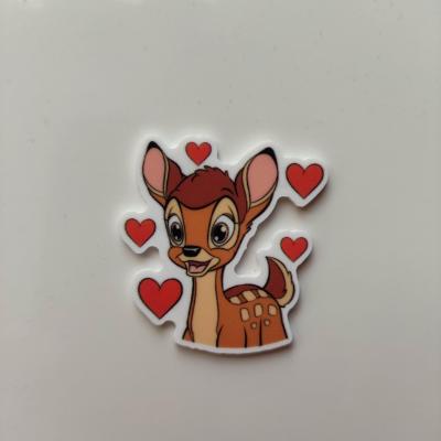 Cabochon en resine plat bambi  35*35mm