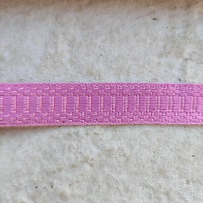 1 mètre de passementerie rose largeur 15mm