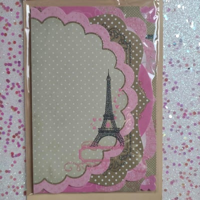 Cutties en papier design paris tons rose beige et marron