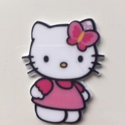 cabochon en résine hello kitty  35*45mm